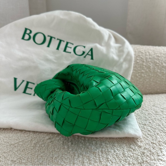 Bottega Veneta Nappa Intrecciato Mini Jodie Parakeet Green Handbag - Picture 6 of 15